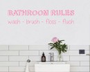 Bathroom Rules Quotes Wall Decal Bathroom Rules Quotes Wall Decal Motivational Vinyl Art Stickers